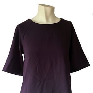 Wera Stockholm Exposed Back Zip Stretch Weave Top